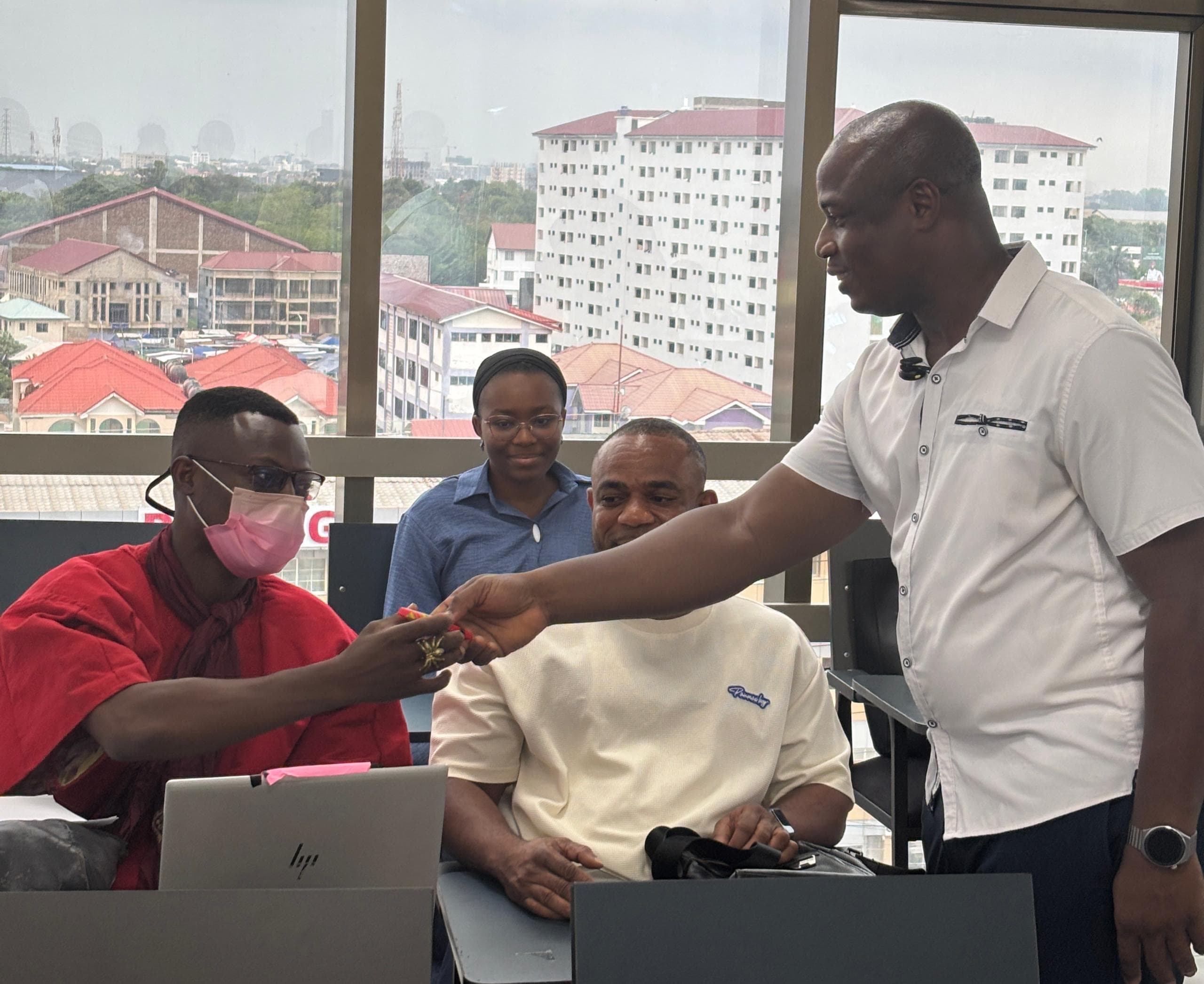 UPSA Vice Chancellor surprises students with chocolates